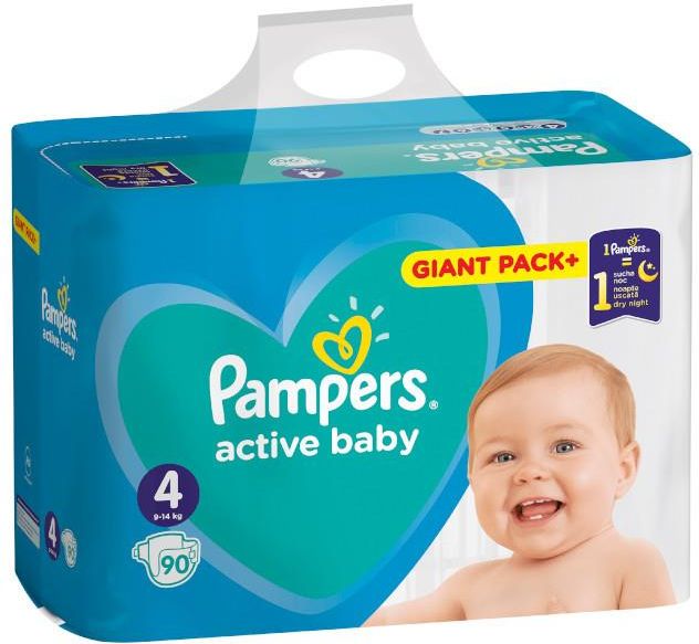 pampers active baby dry 4 8-14 kg 90 szt cena