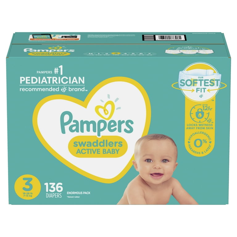 pampers baby dry 3 136 szt