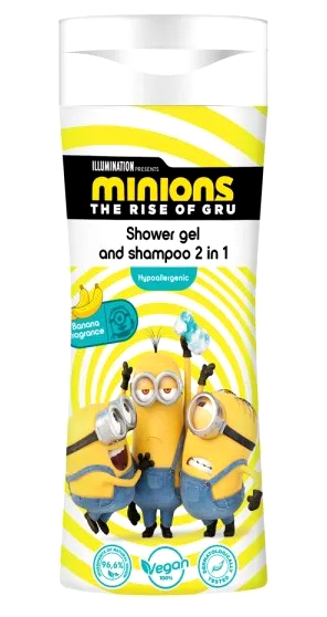 zestaw kręgli minionki 6x żel & szampon 100 ml