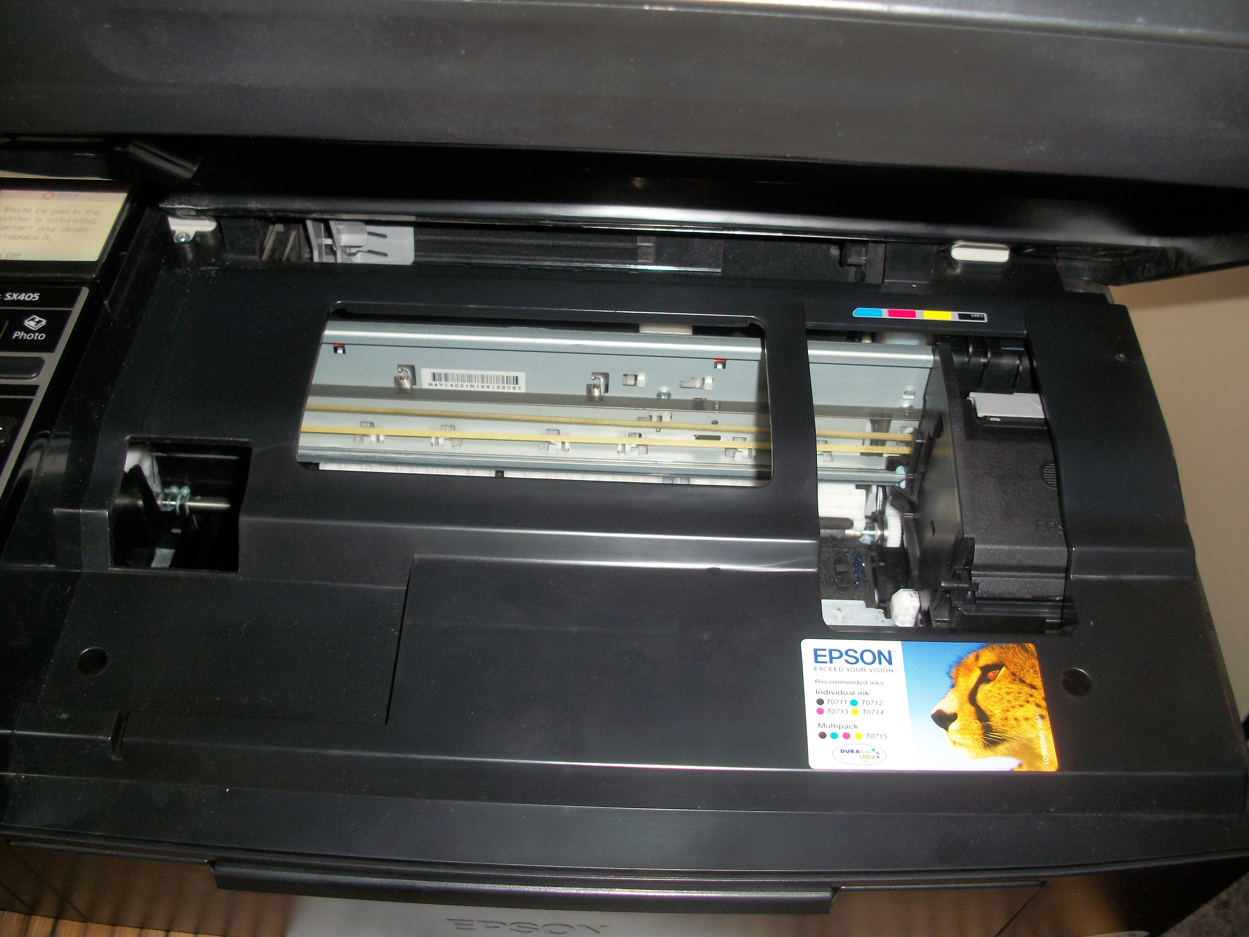 drukarka zablokowany pampers