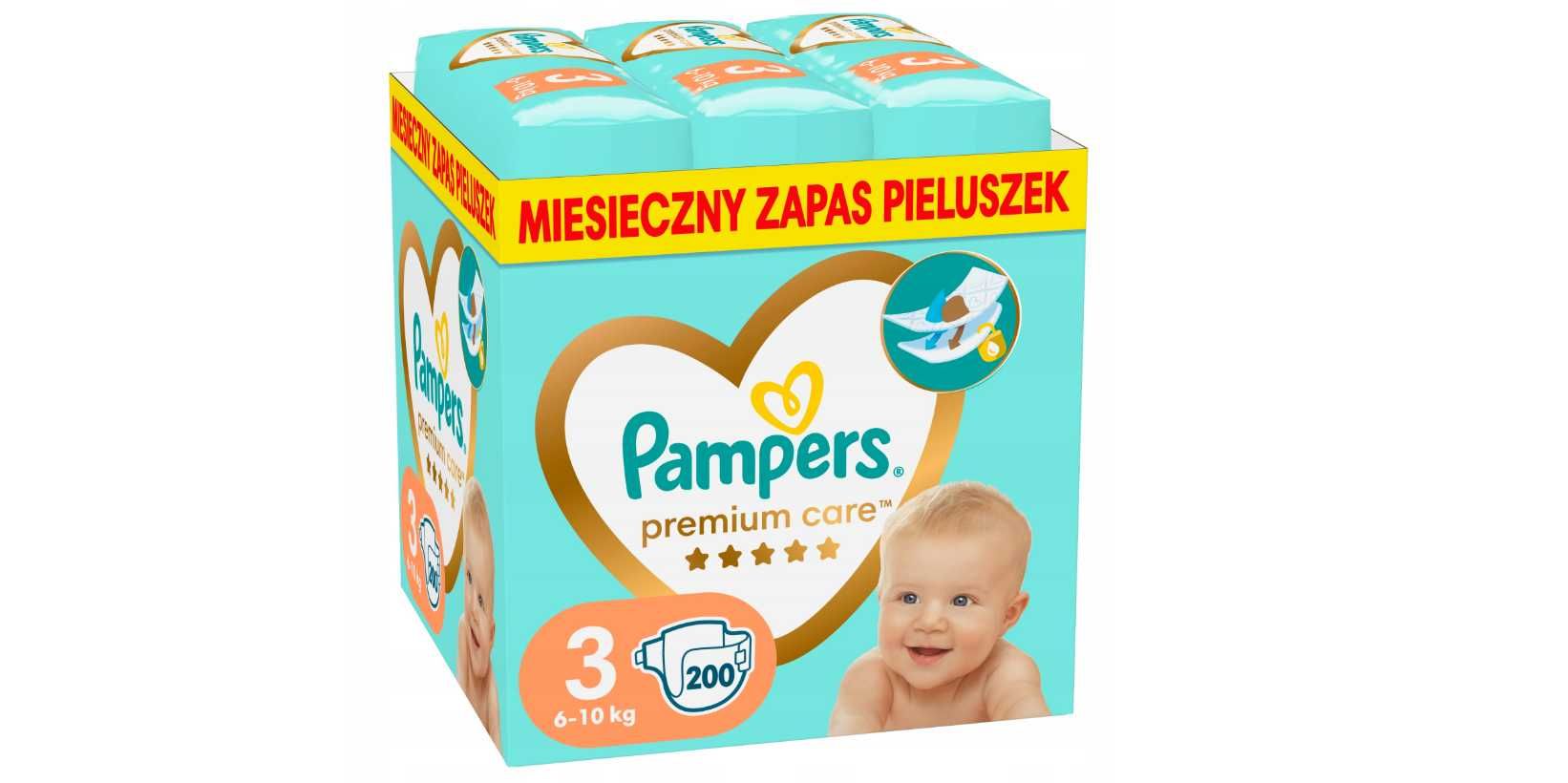 pampers premium care 3 204 allegro