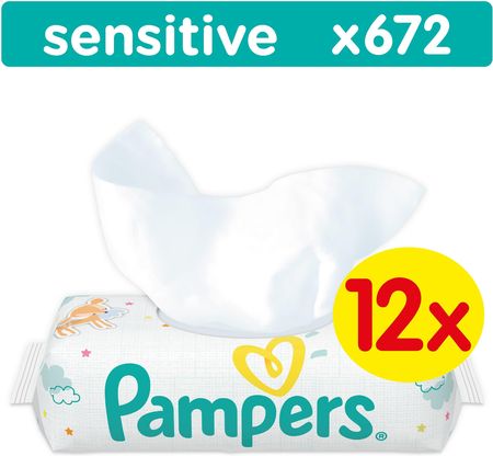 pampers sensitive chusteczki nawilżane op 56 szt