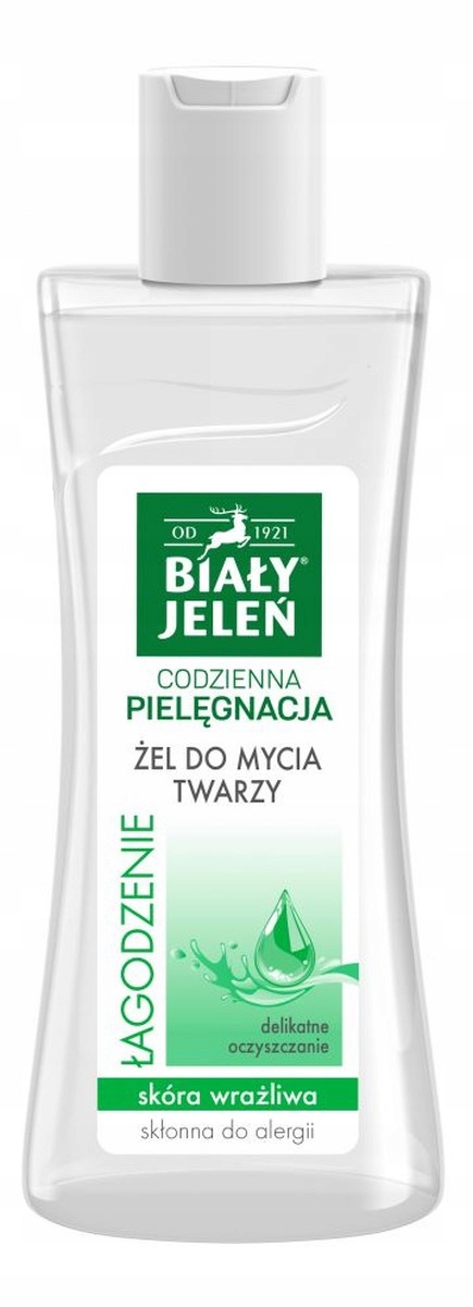 żel do twarzy pianka biały jeleń