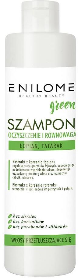 enilome healthy beauty green szampon oczyszczenie i równowaga opinie