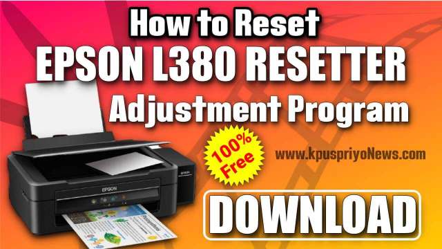 epson l810 pampers reset