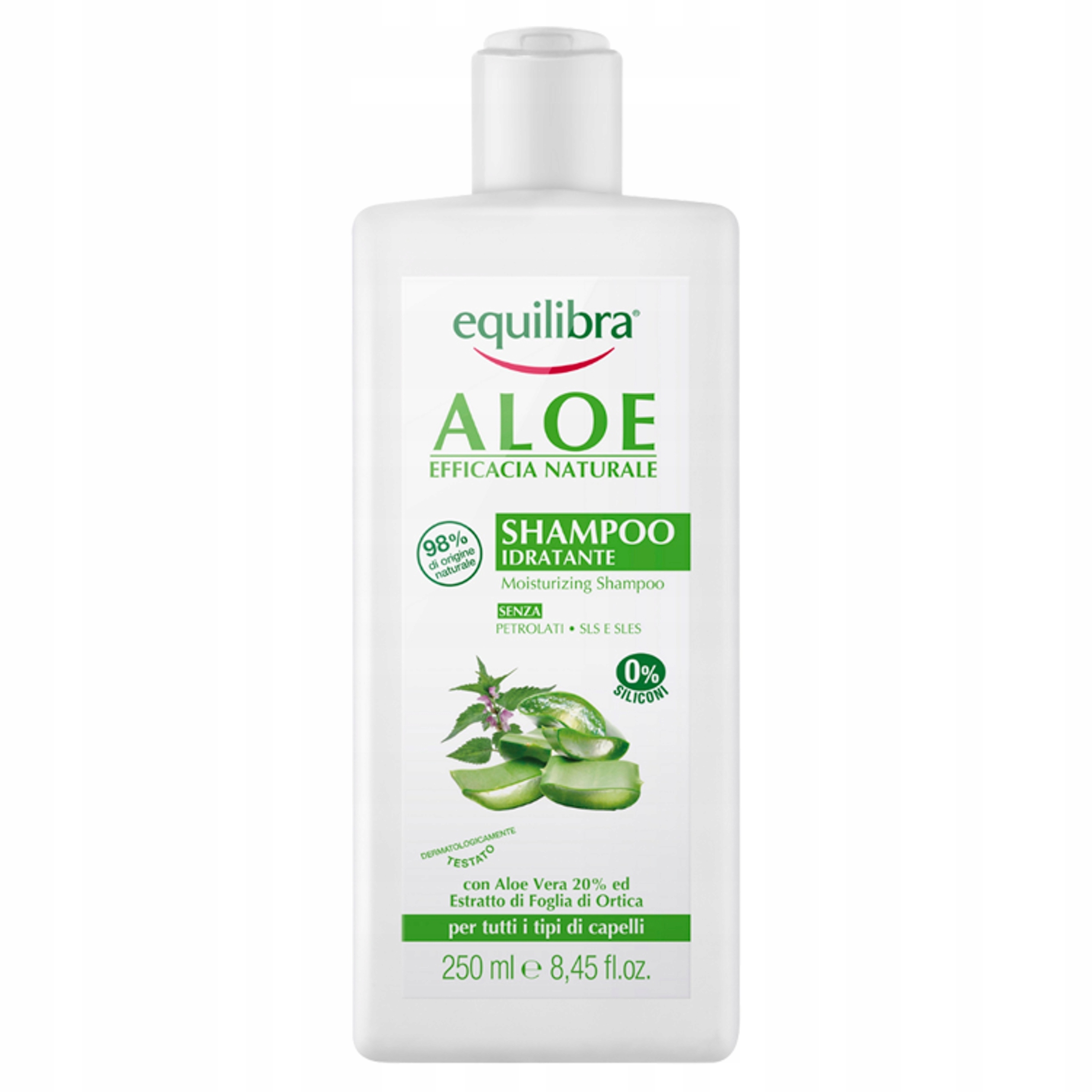 equilibra aloe szampon do włosów aloesowy