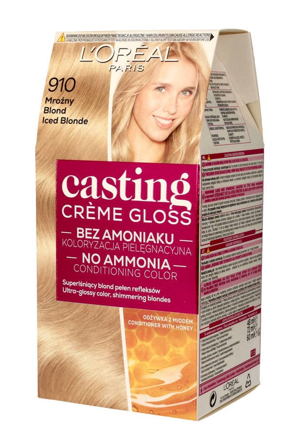 szampon koloryzujący loreal casting creme gloss 910