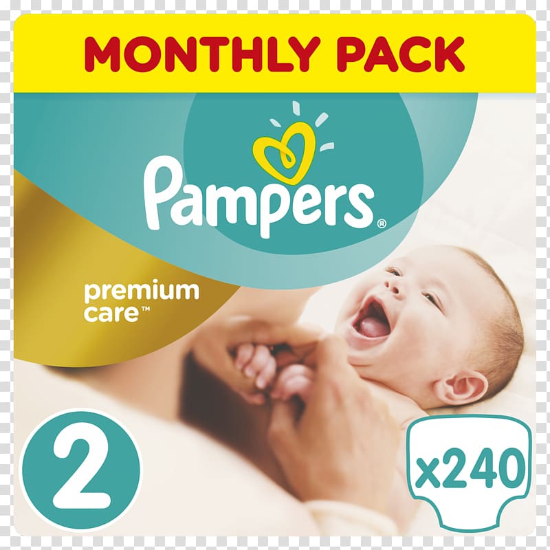 monthly pack pampers transparent