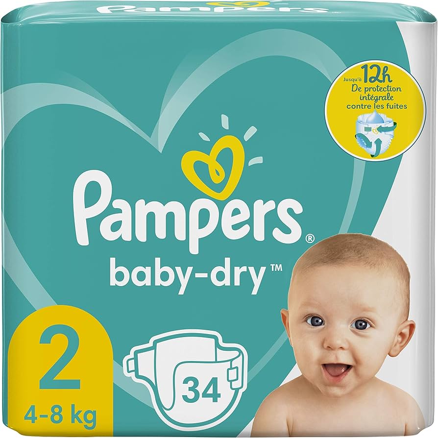 pampers new baby-dry pieluchy nr 2