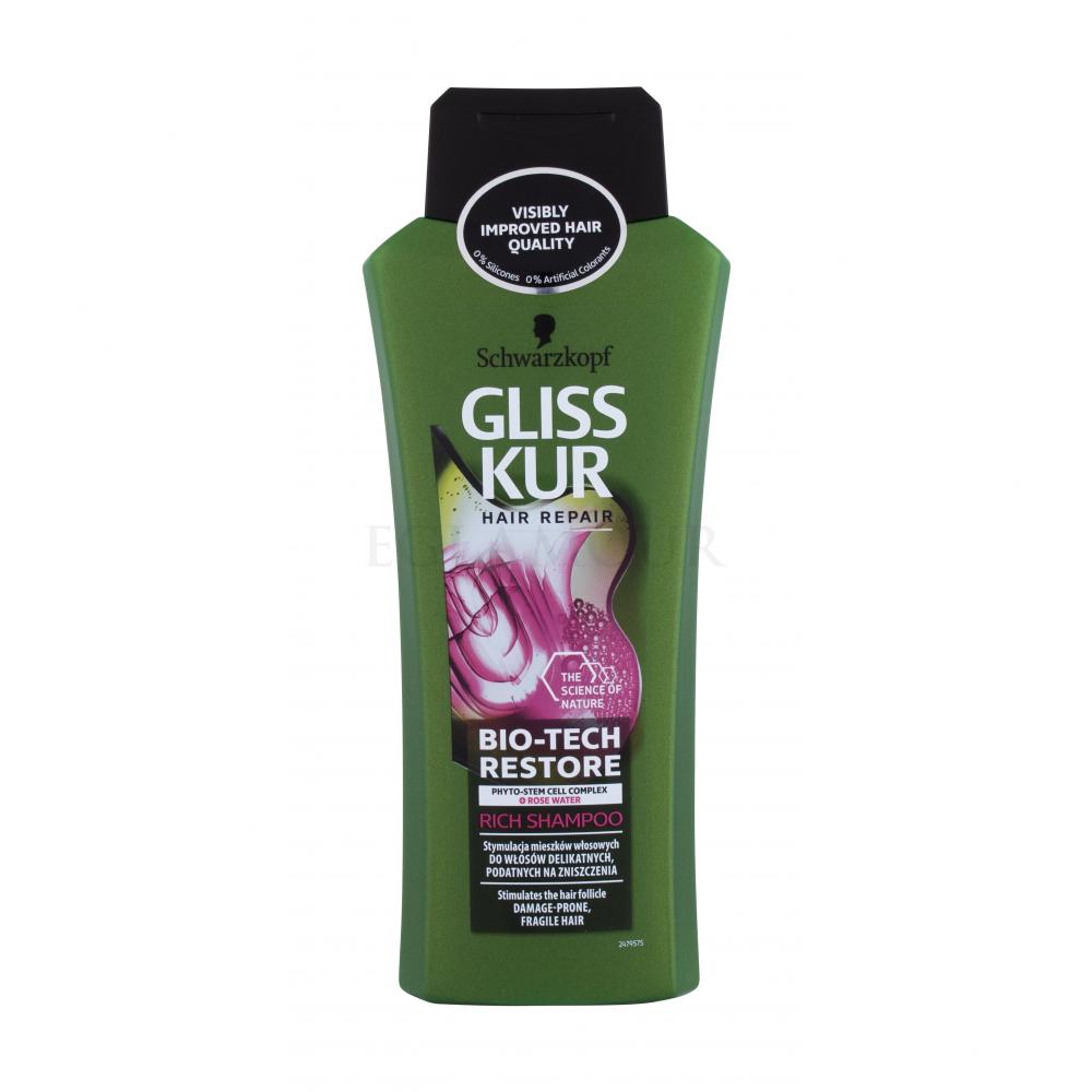 gliss kur bio tech-restore szampon do włosów 400 ml