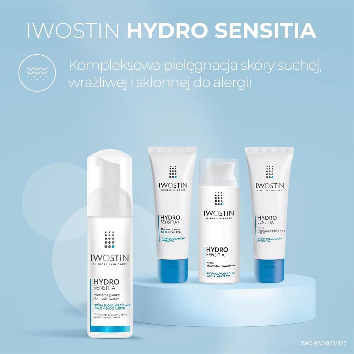 iwostin hydro sensitia pianka do mycia twarzy opinie