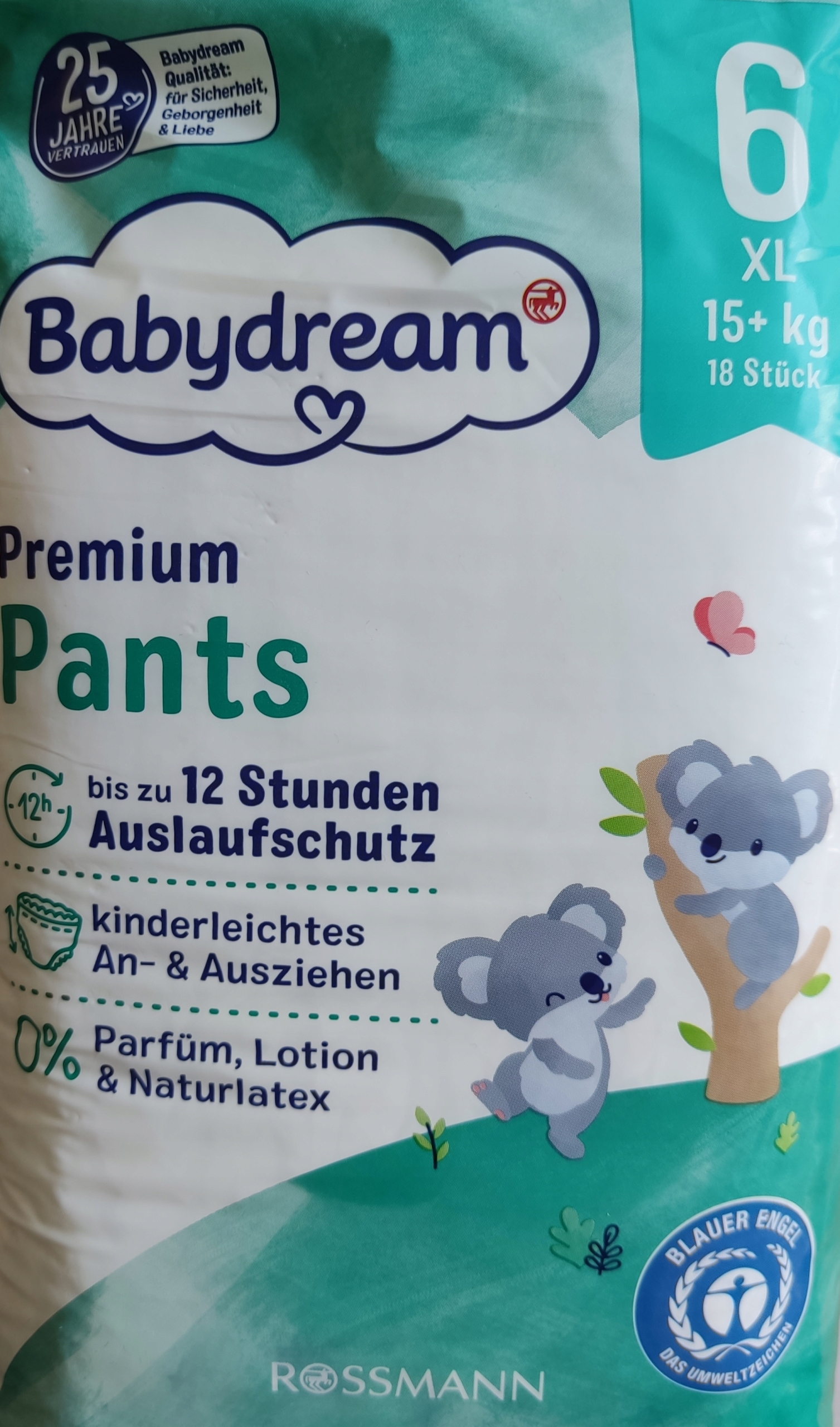 rossmann babydream pieluchomajtki 6 obwód