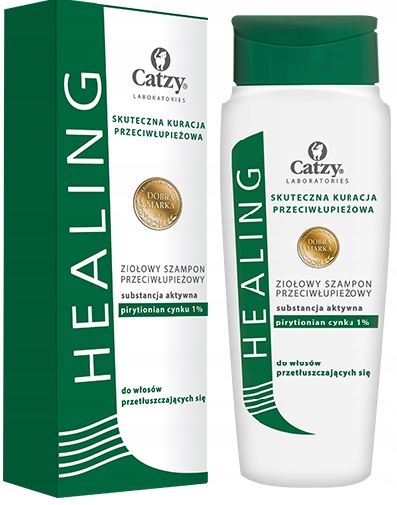 catzy healing herbal szampon p łupieżowy wł.tłuste 200 ml