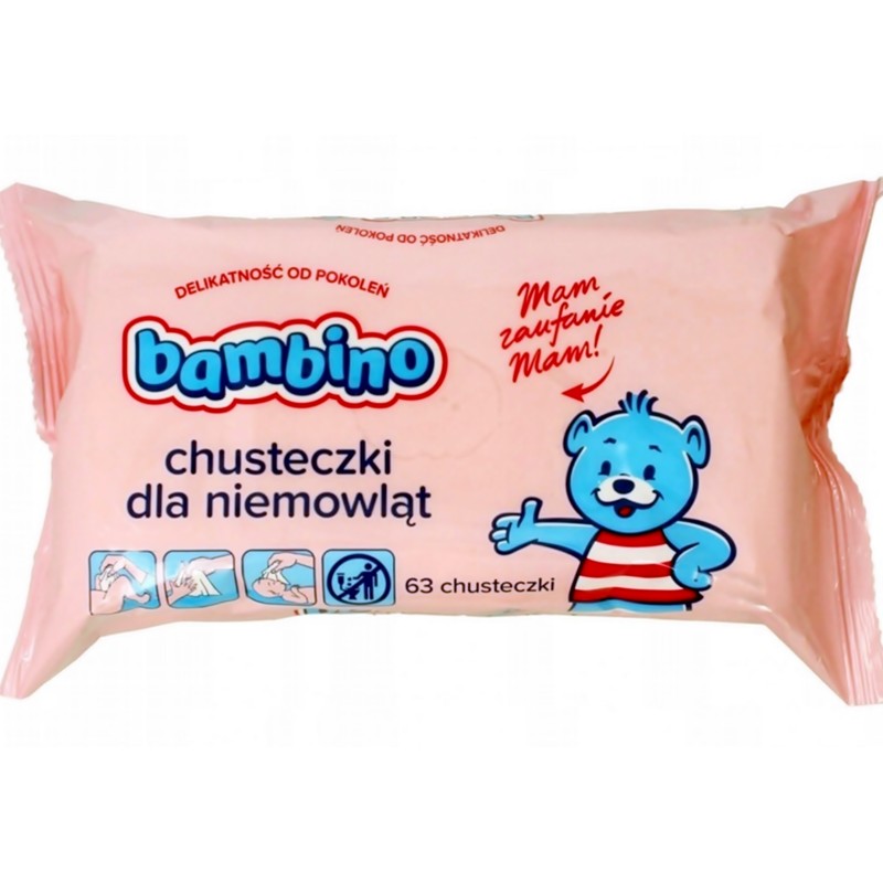 bambino chusteczki nawilżane dla niemowląt