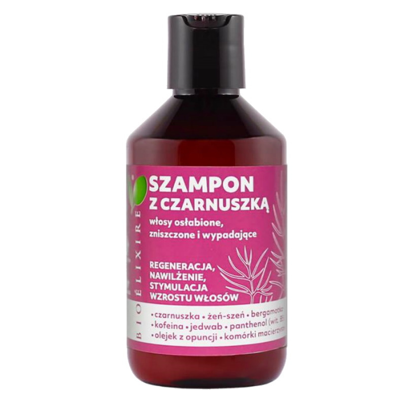 mysterium szampon wzmacniający czarnuszka żeń-szeń bergamotka kofeina 300 ml