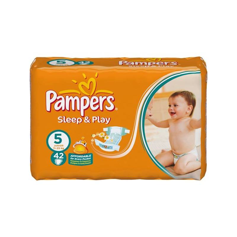 pieluszki sleep&play junior 42 pampers cena