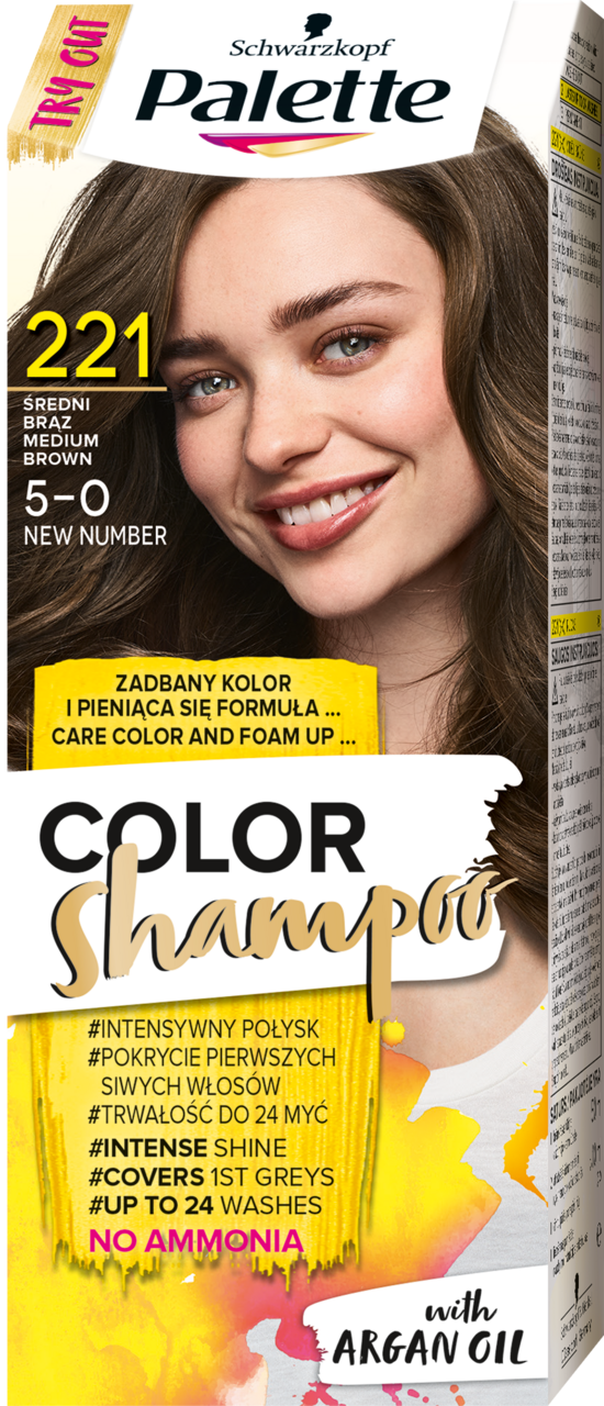 palette color shampoo szampon koloryzujący do włosów