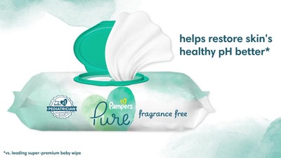 pampers aqua pure wipes target