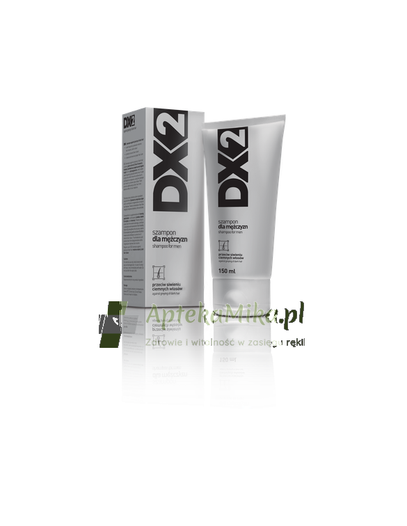 dx2 150ml szampon dla mężczyzn przeciw siwieniu ciemnych włosów