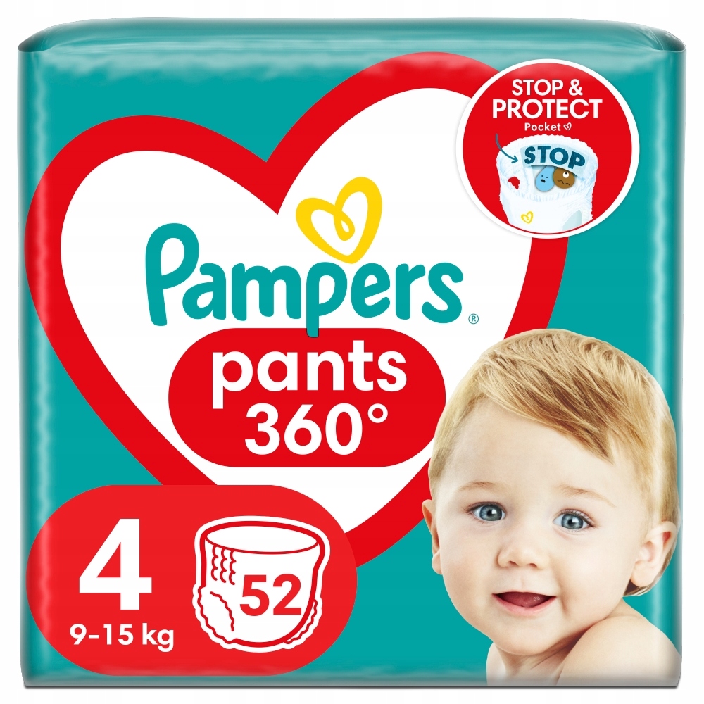 pieluchomajtki pampers 4 cena 52szt