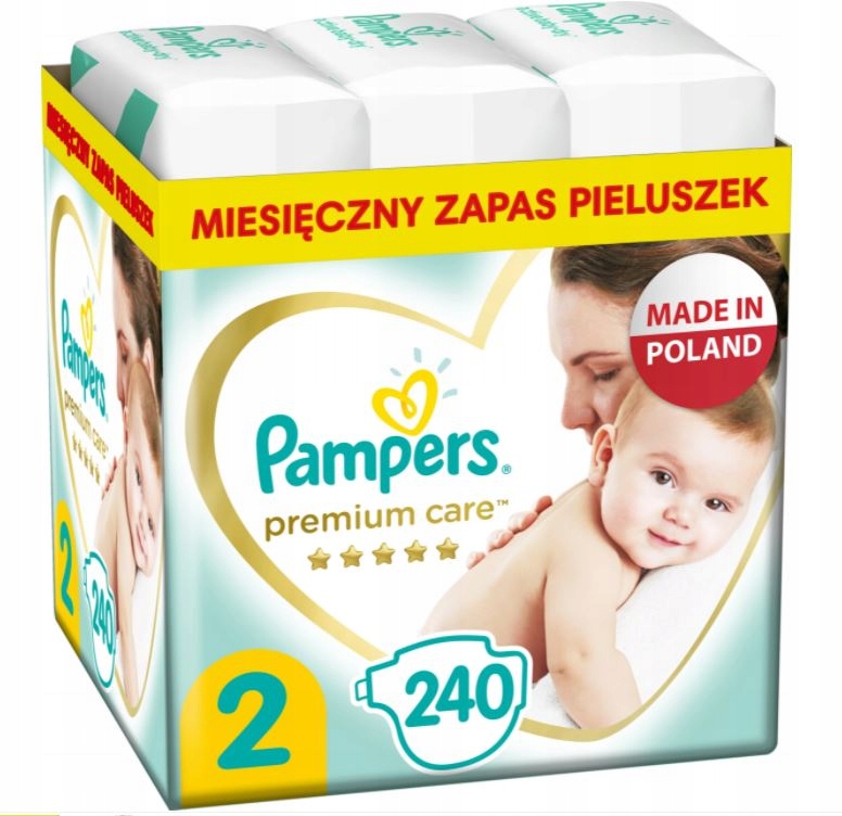 pampers premium care 2 zapas na miesiąc allegro