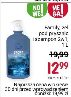 fa 2 w 1 żel i szampon rossmann