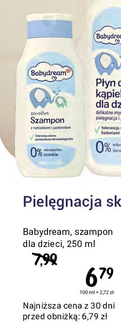 babydream szampon do włosów dla dzieci 250 ml