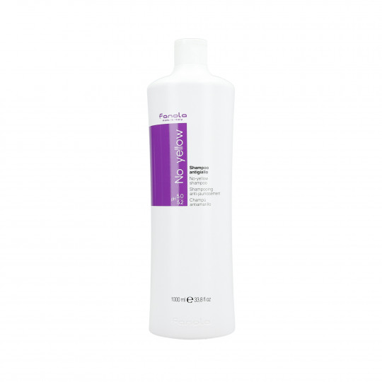 fanola no yellow shampoo w szampon do włosów blond 1000ml