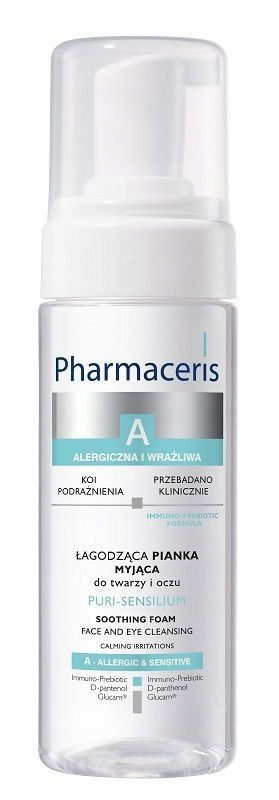 pianka myjaca do twarzy pharmaceris sensit