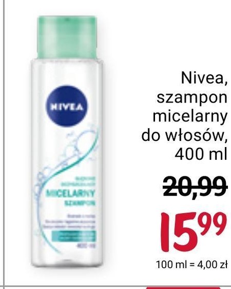 nivea szampon micylarny rossman