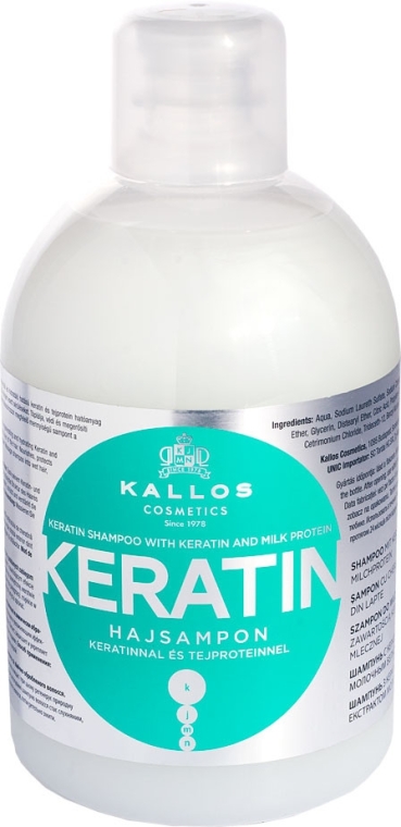 kallos keratin szampon opinie