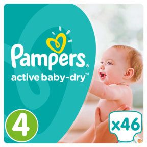 pampers active baby dry 46 szt