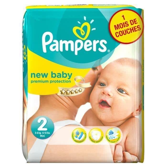 pampers new baby taille 0