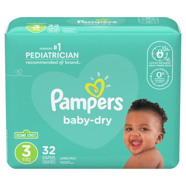 pampers baby dry a jumbo pack