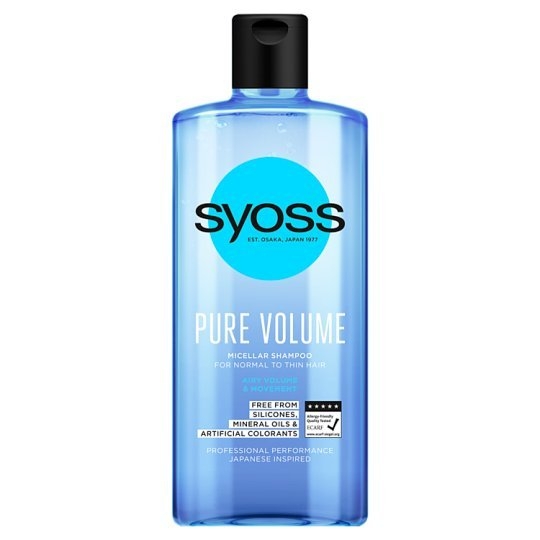 syoss pure volume micellar szampon opinie