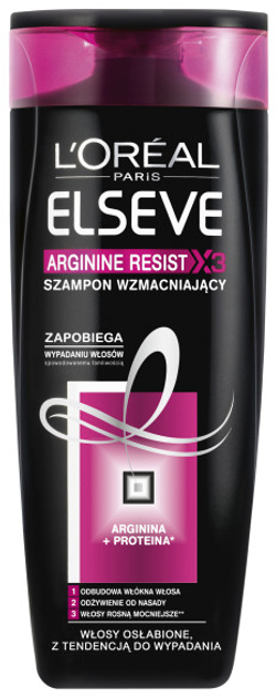 loréal pariselseve arginine resist x3 wzmacniająca odżywka do włosów