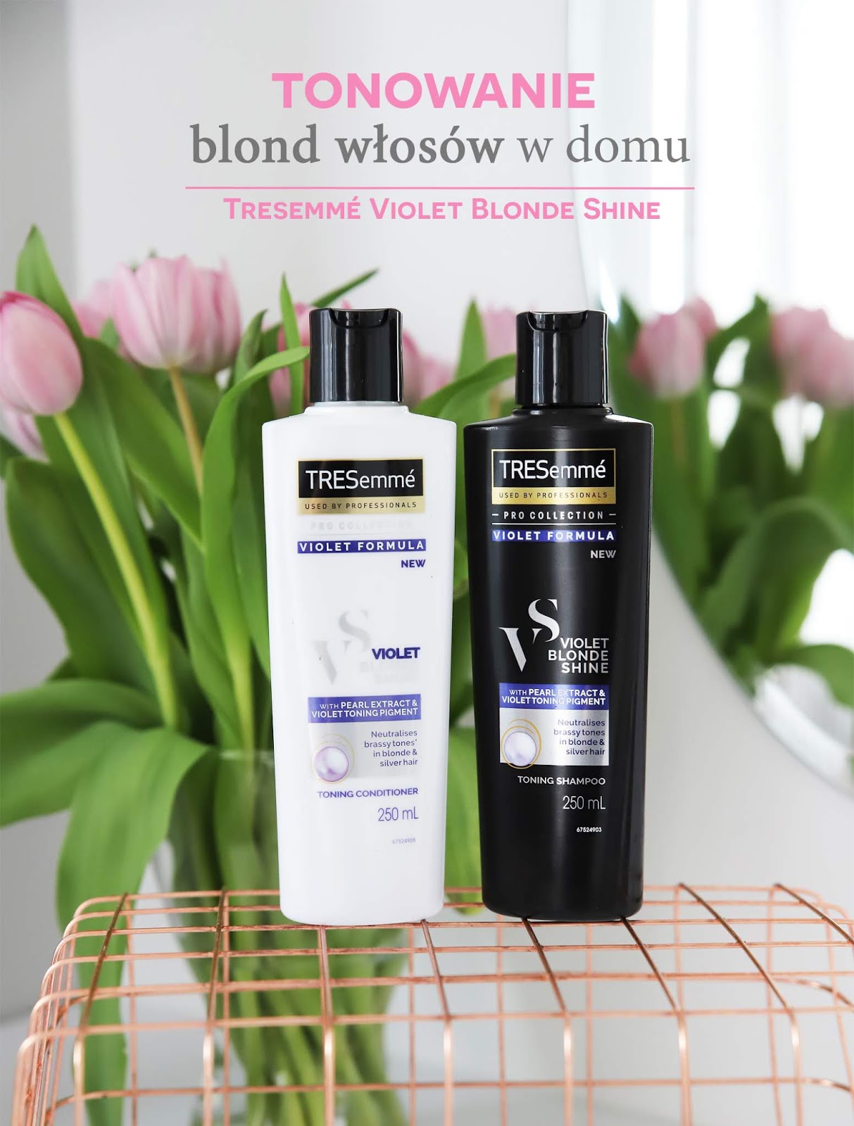 fioletowy szampon tresemme