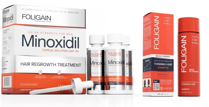 foligain minoxidil szampon dla mężczyzn