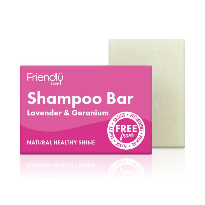 friendly soap szampon w kostce lavender & geranium 95g