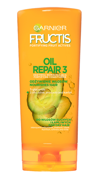 fructis oil repair 3 butter olejek w kremie do włosów