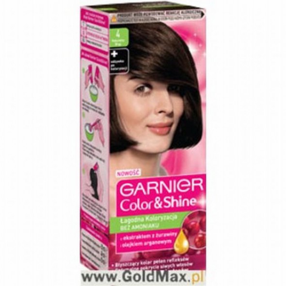 garnier szampon koloryzujący color & shine