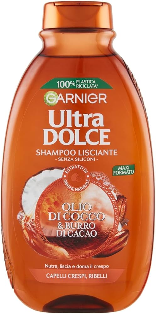 garnier ultra doux szampon z masłem kakaowym i olejem kokosowym