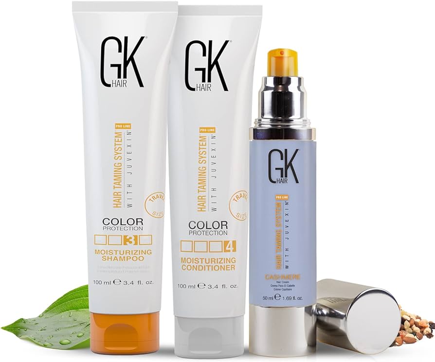 gk hair zestaw szampon odżywka nawilżająca 300ml global keratin juvexin