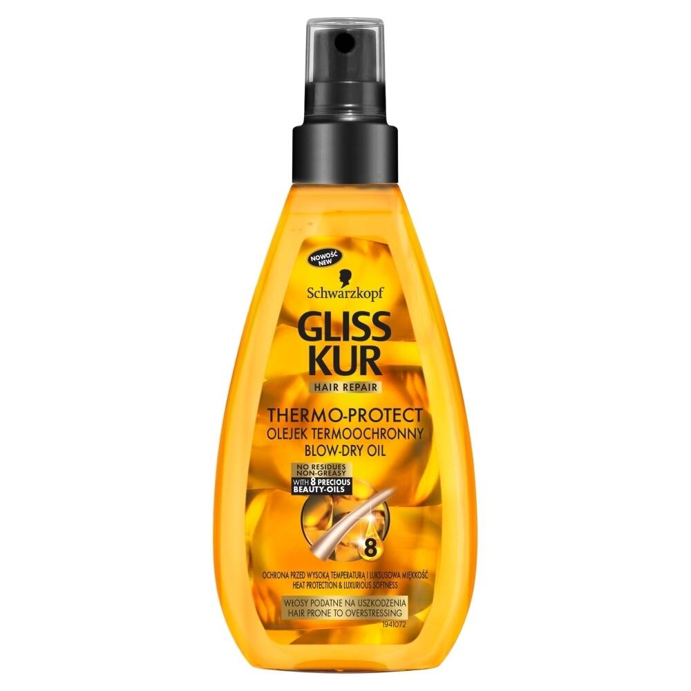 gliss kur hair repair olejek do włosów termoochronny