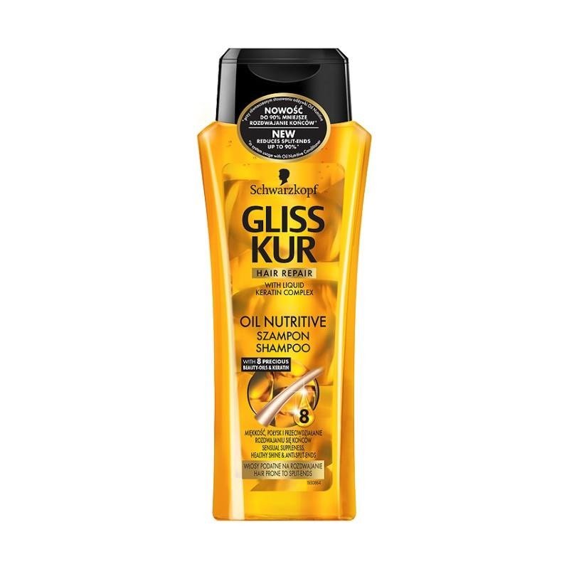 gliss kur hair repair szampon 250ml oil nutritive