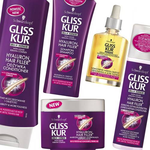 gliss kur hyaluron hair filler ekspresowa odżywka regenerująca do włosów