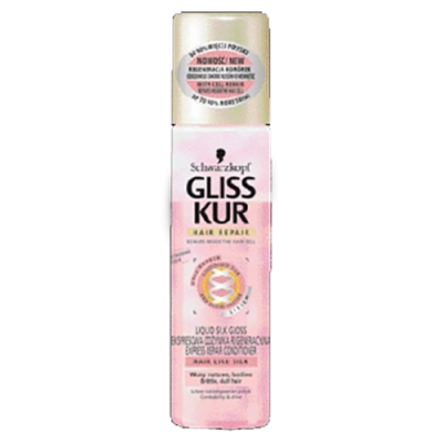 gliss kur liquid silk ekspresowa odżywka regenerująca do włosów wizaz