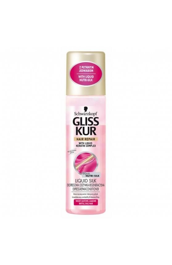 gliss kur liquid silk odżywka ekspresowa do włosów matowych