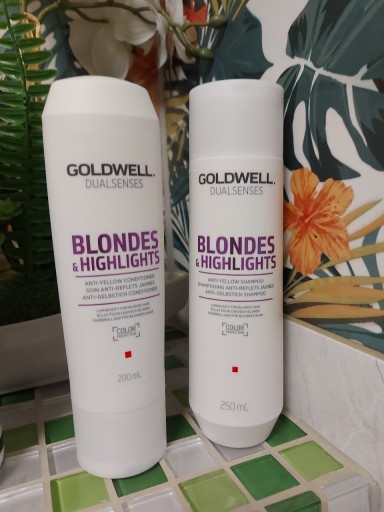 goldwell szampon fioletowy plus odżywka