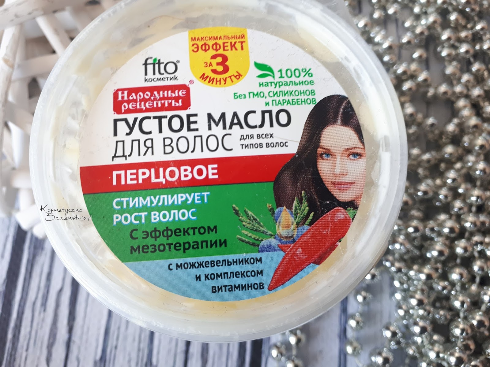 gęsty olejek do włosów pieprzowy z efektem mezoterapii 155ml fitocosmetic